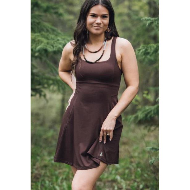 Bare Activewear Women's Sleeveless Stampede Dress- Multiple Colors