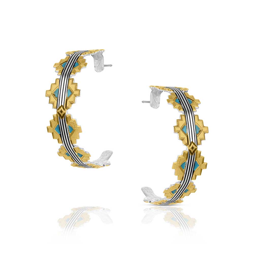 Montana Silversmith Painted Sky Hoop Earrings