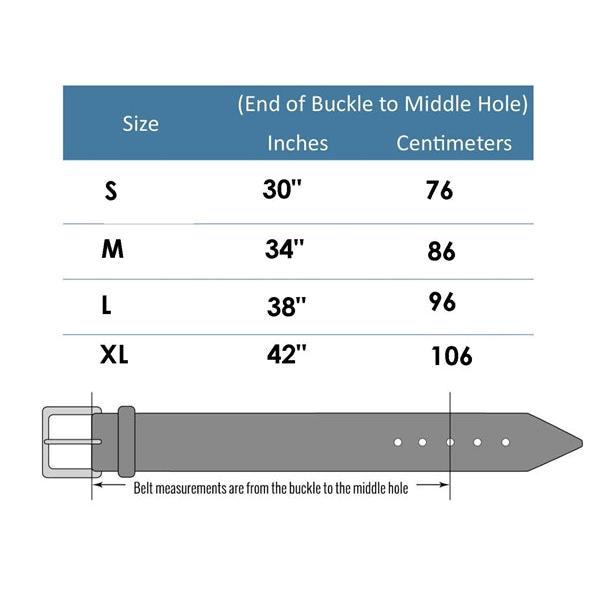 Axesoria West Unisex Western Buckle with Vintage Hand Painted Belt- Tan