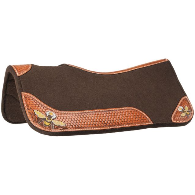 Tough 1 Silver Royal Bee Felt Saddle Pad
