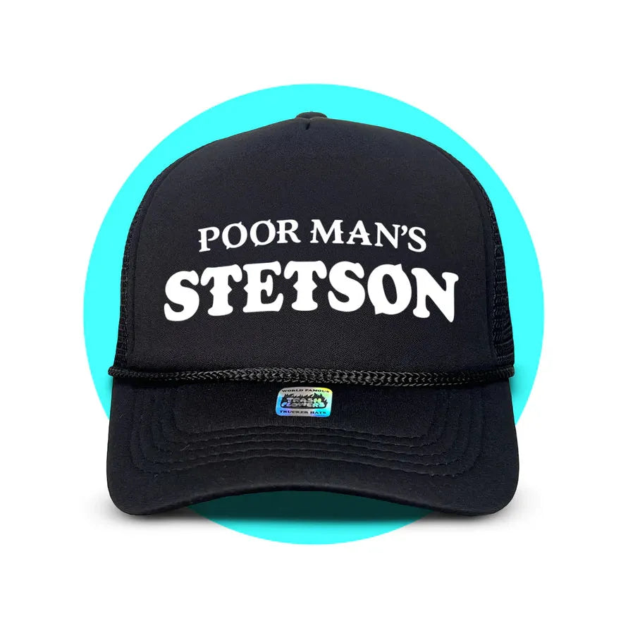 Trash Flowers Poor Man's Stetson- Black