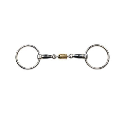 Shires Blue Sweet Iron Loose Ring w Brass/Roller