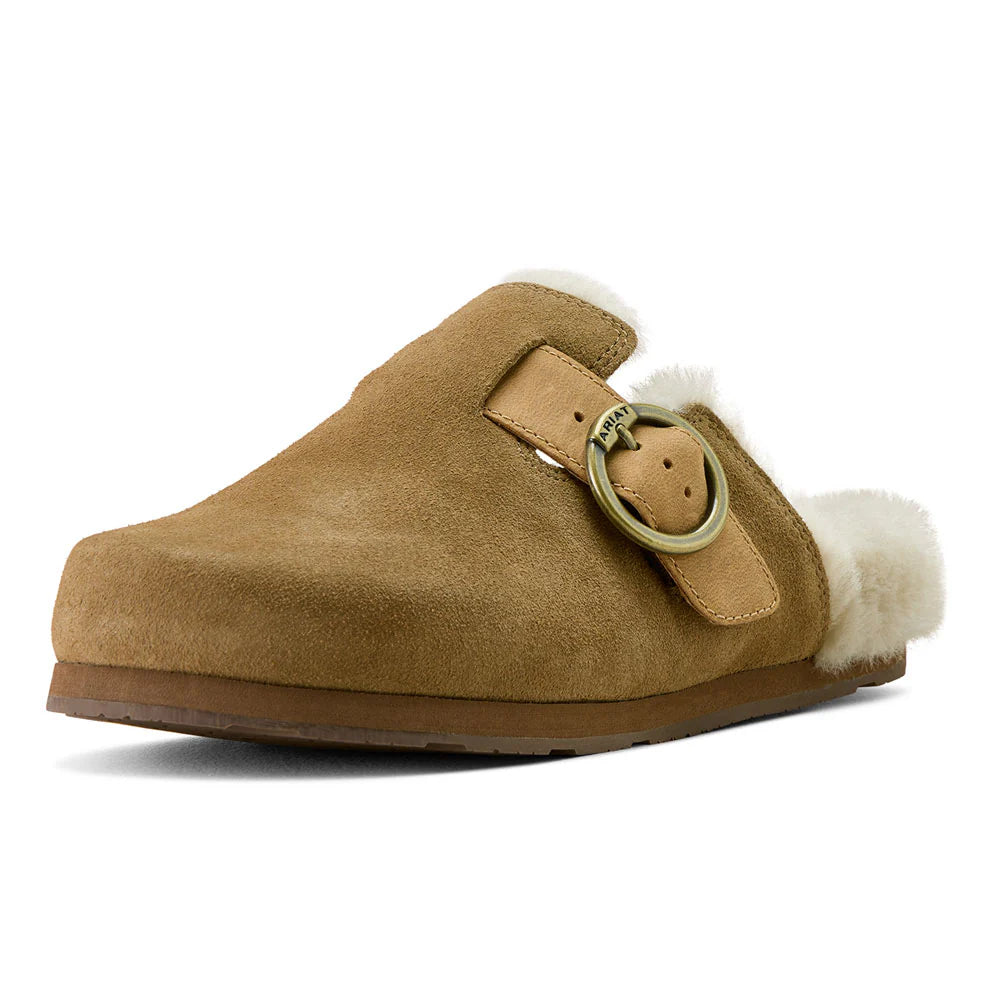 Ariat Women's Sherpa Country Mule-Ranch Brown Suede