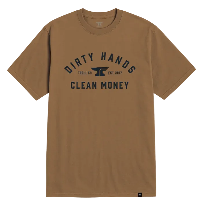Troll Co Men's DHCM Anvil Classic Tee Shirt - Dark Tan
