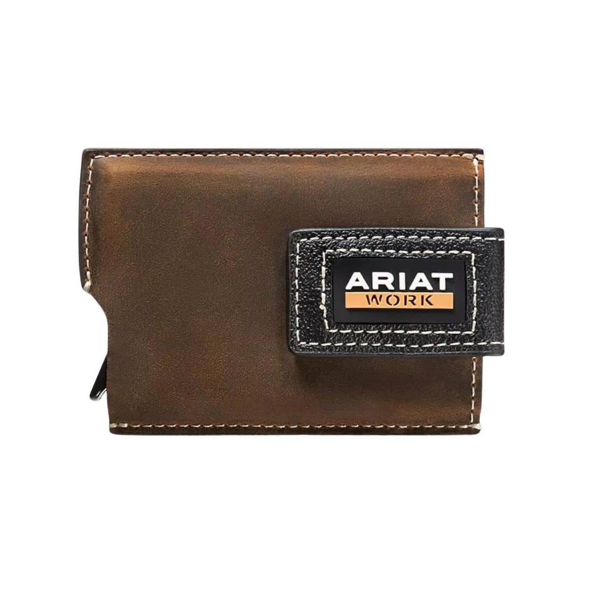 Ariat Work Wallet with Utility Magnet- Brown - Irvine Tack & Western Wear