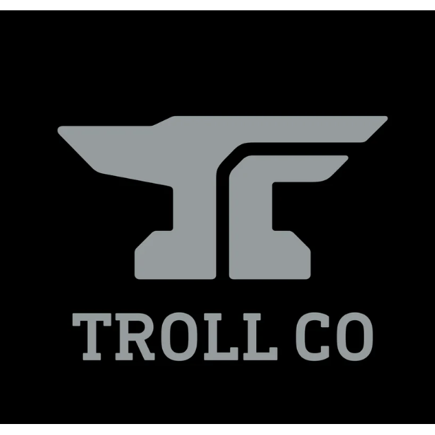 Troll Clothing Co Men's Anvil Classic Hoodie- Black