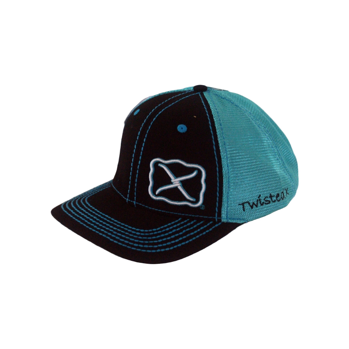 Twisted X Snapback Cap - Black/Teal
