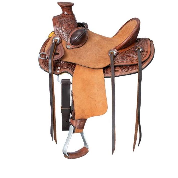 Silver Royal Youth 12" Scottsville Wade Saddle- Medium Oil