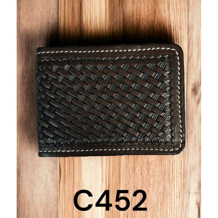 Ranger Belt Co Money Clip- Brown Basket Wire