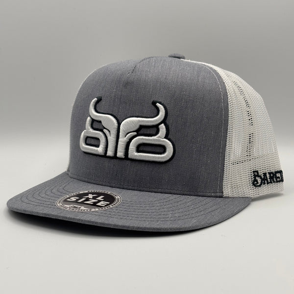 Baredown Unisex Bandit Flat XL Cap-Grey