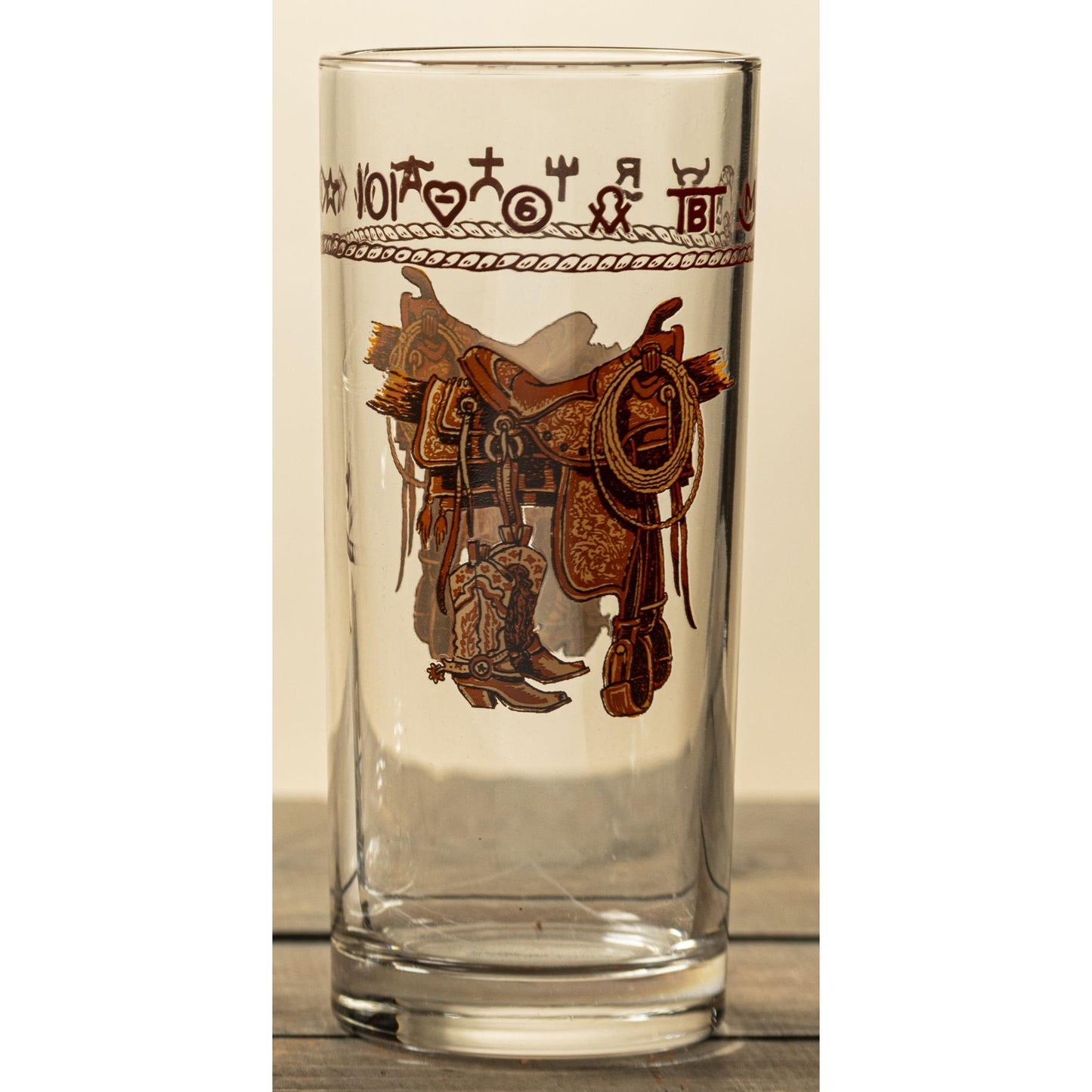 West Creation 16 oz Boots & Saddle Tumbler Set- Set of 4