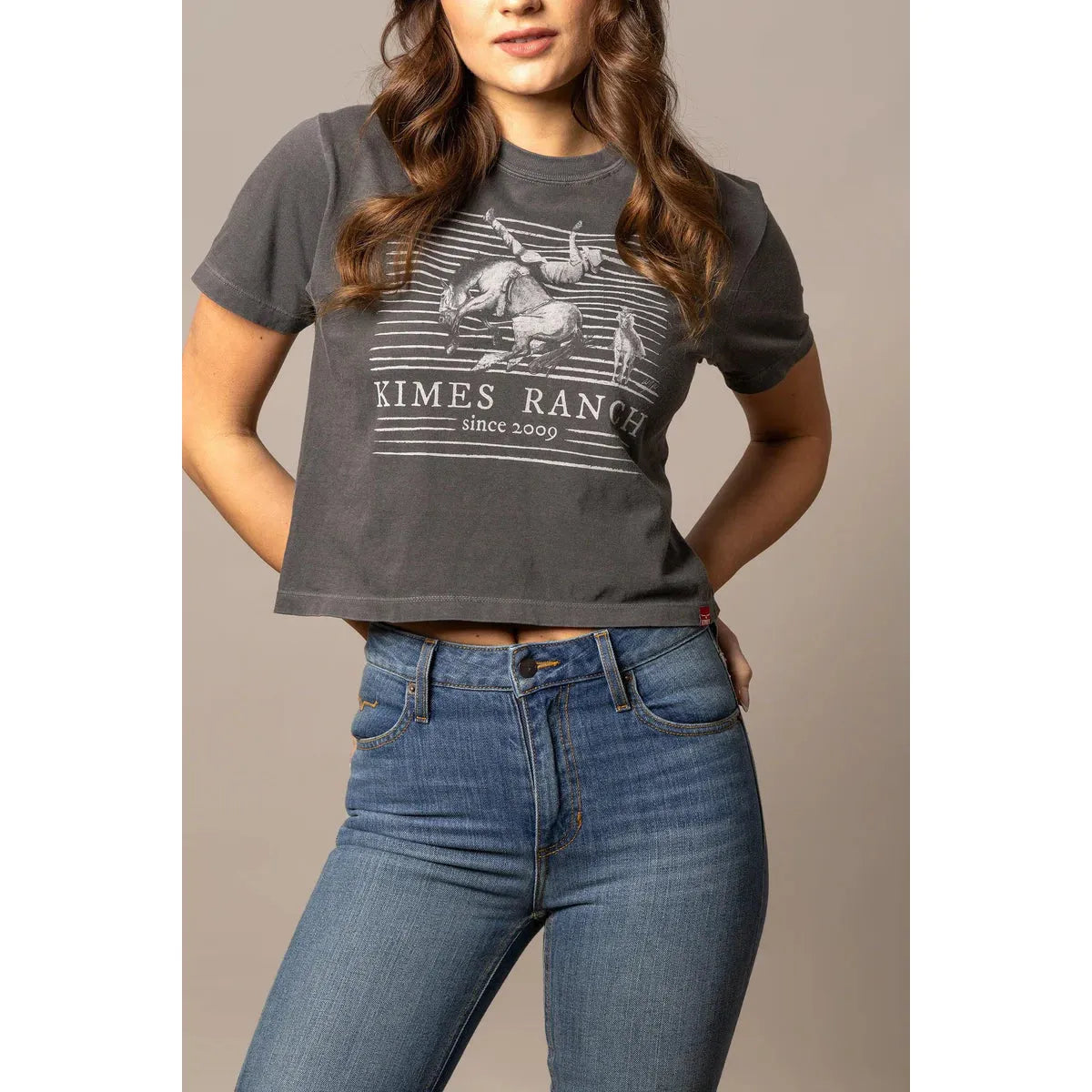 Kimes Women's Randy Bareback Tee Shirt - Pepper