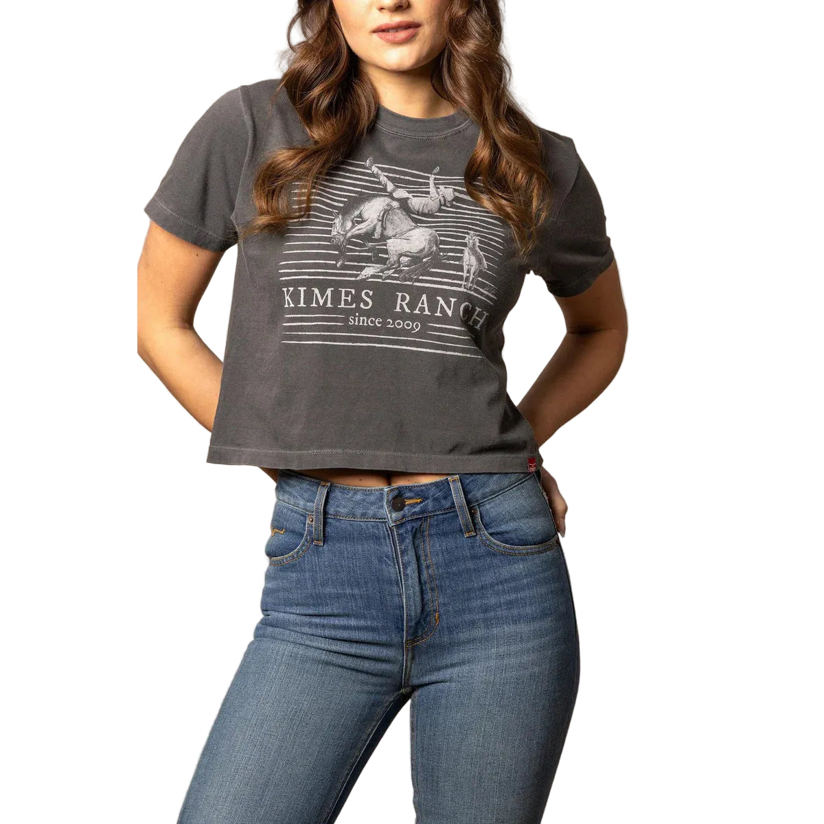 Kimes Women's Randy Bareback Tee Shirt - Pepper