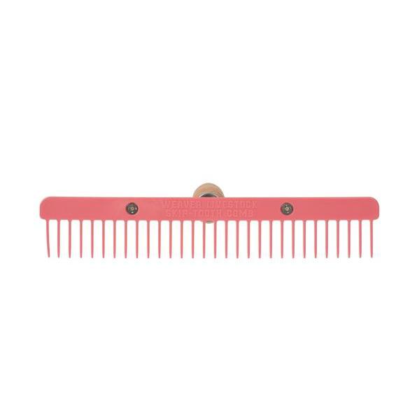 Weaver Skip Tooth Comb with Wood Handle and Replaceable Plastic Blade