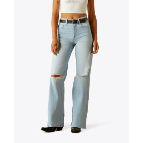 Ariat Women's High Rise Tomboy Wide Leg Jeans- Zuma
