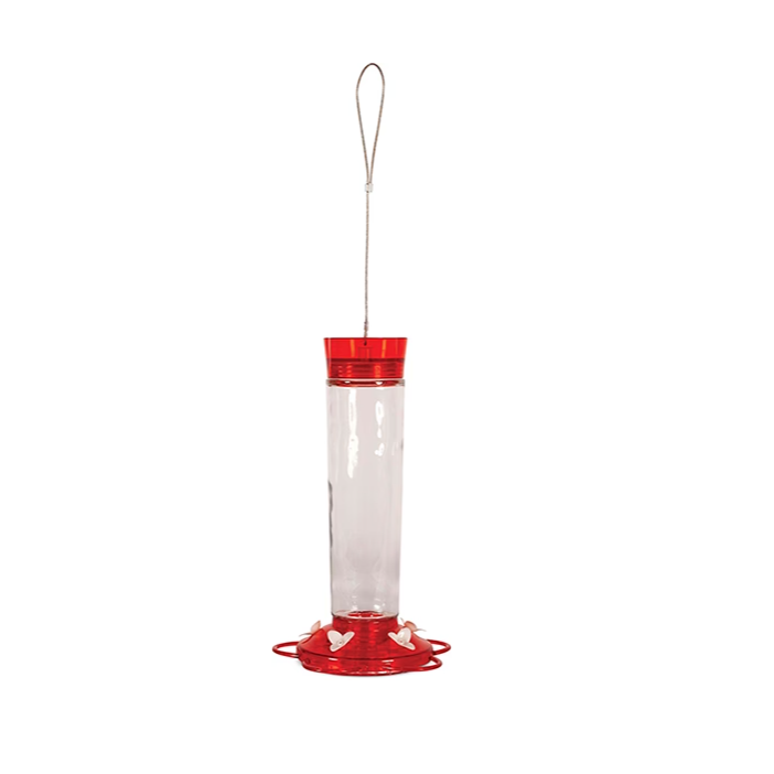 Glass Hummingbird Feeder- 20 oz