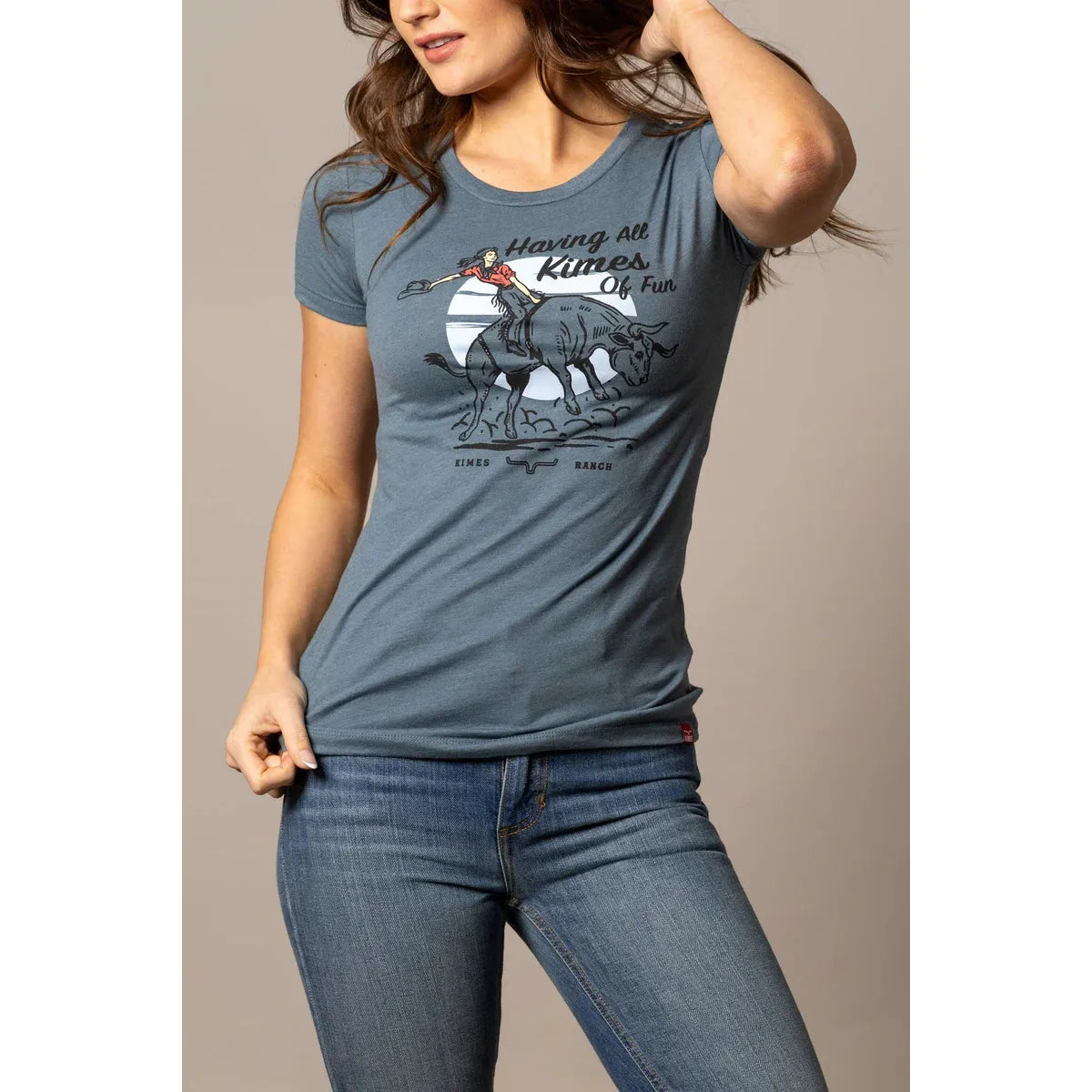 Kimes Women's All Kimes of Fun T-Shirt - Indigo