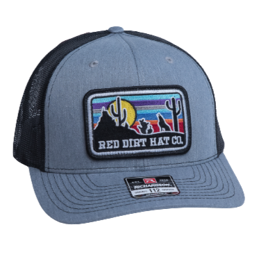 RDHC Faded Denim 5 Panel Mesh Snapback Cap - Navy/White