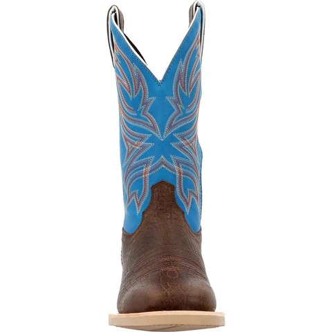 **Durango Rebel Pro Brown/Blue Western Boots - FINAL SALE