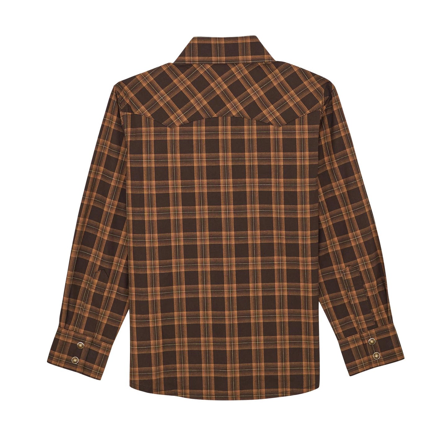 Wrangler Boy's Wrangler Retro Long Sleeve Shirts - Brown