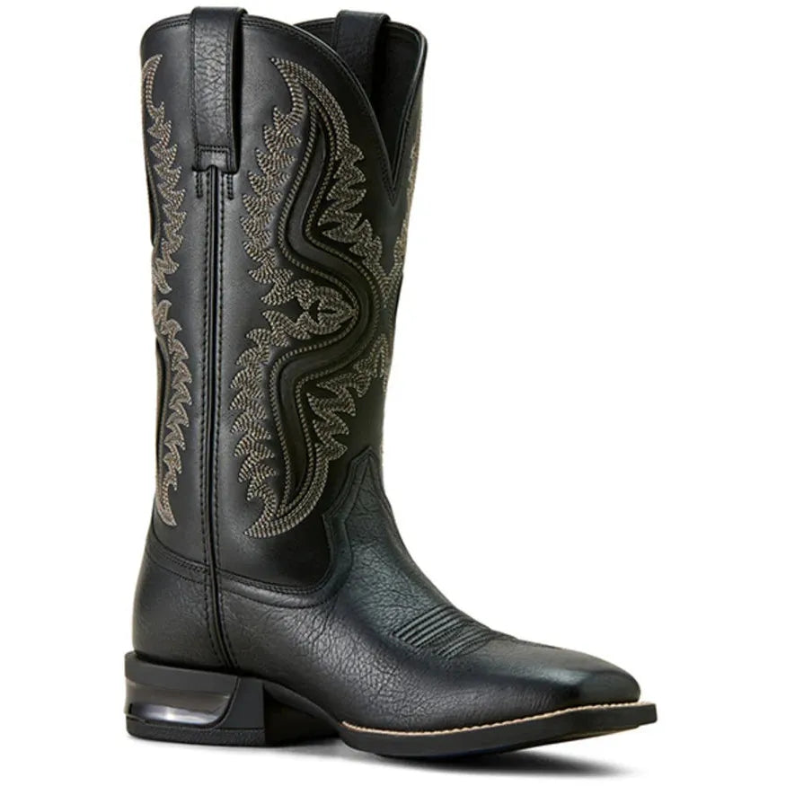 Ariat Men's Captivate Tall Performance Square Toe Western Boots- Black