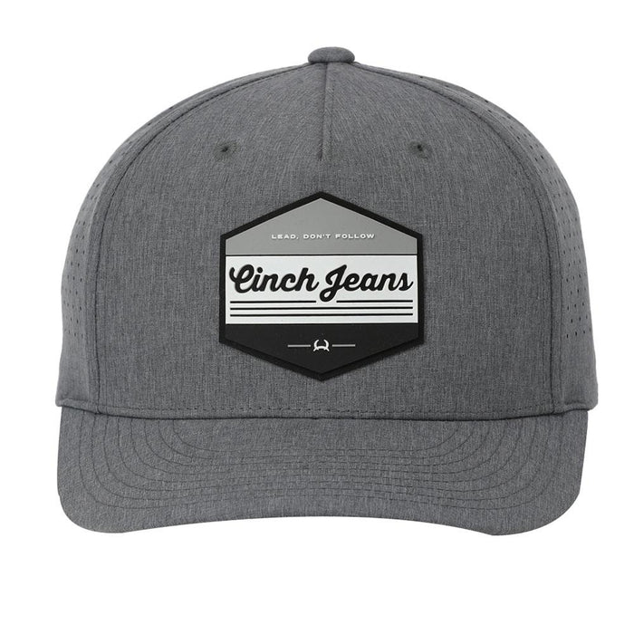 Cinch Men's Trucker Curved Brim Cap - Grey