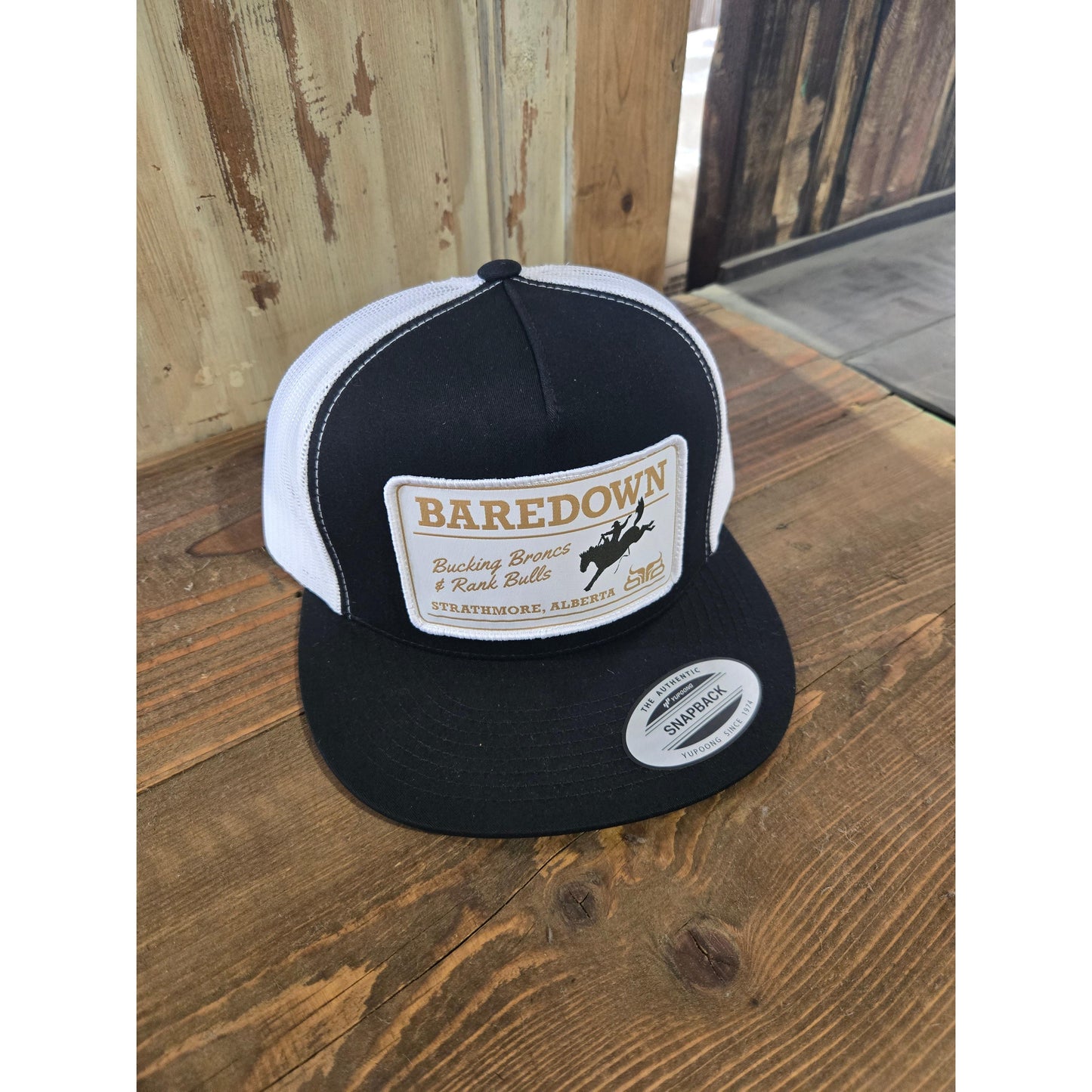 Baredown Nails Flat Cap - Black/White - Irvine Tack & Western Wear