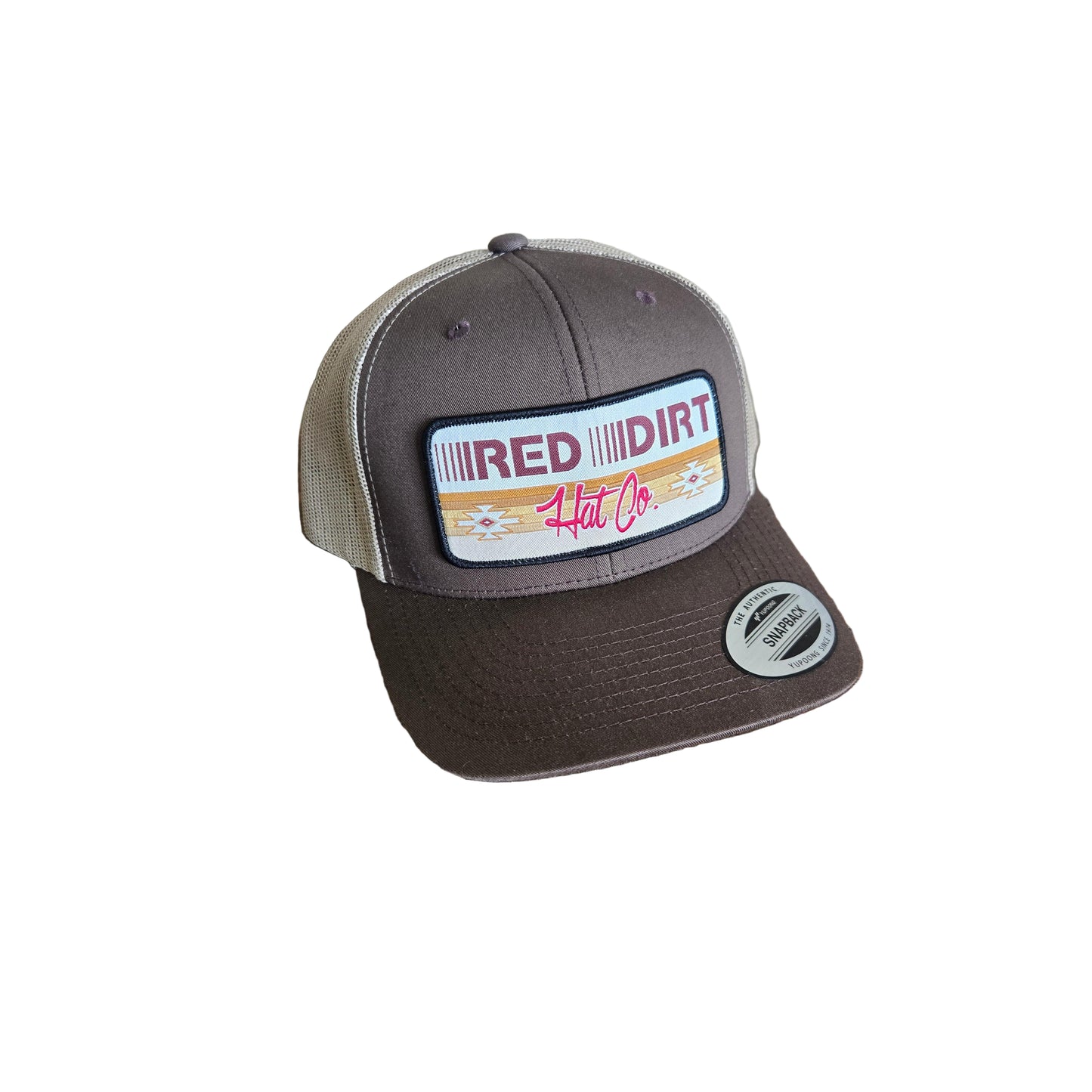 Red Dirt Hat Co. Ball Cap - Trailblazer Heather Brown/Khaki