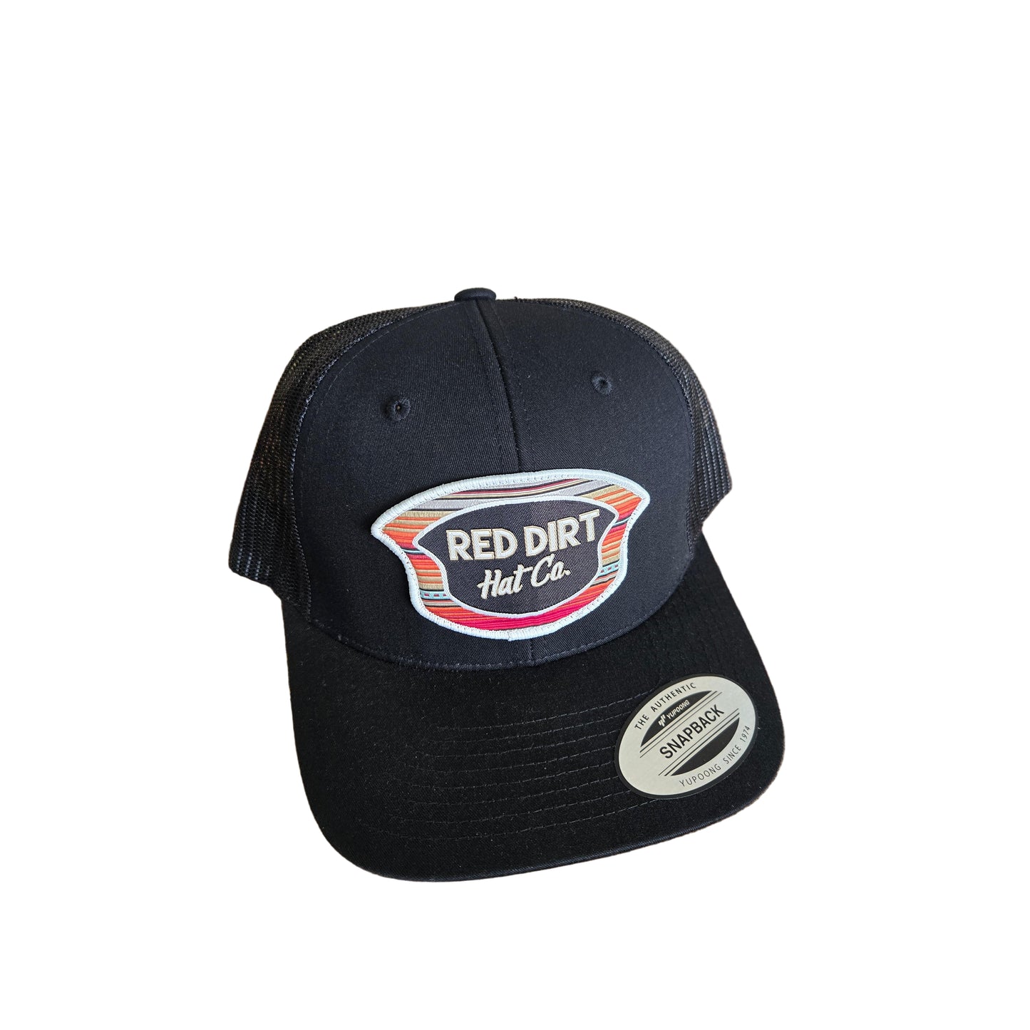 Red Dirt Hat Co. Ball Cap- Saddle Pad Black/Black