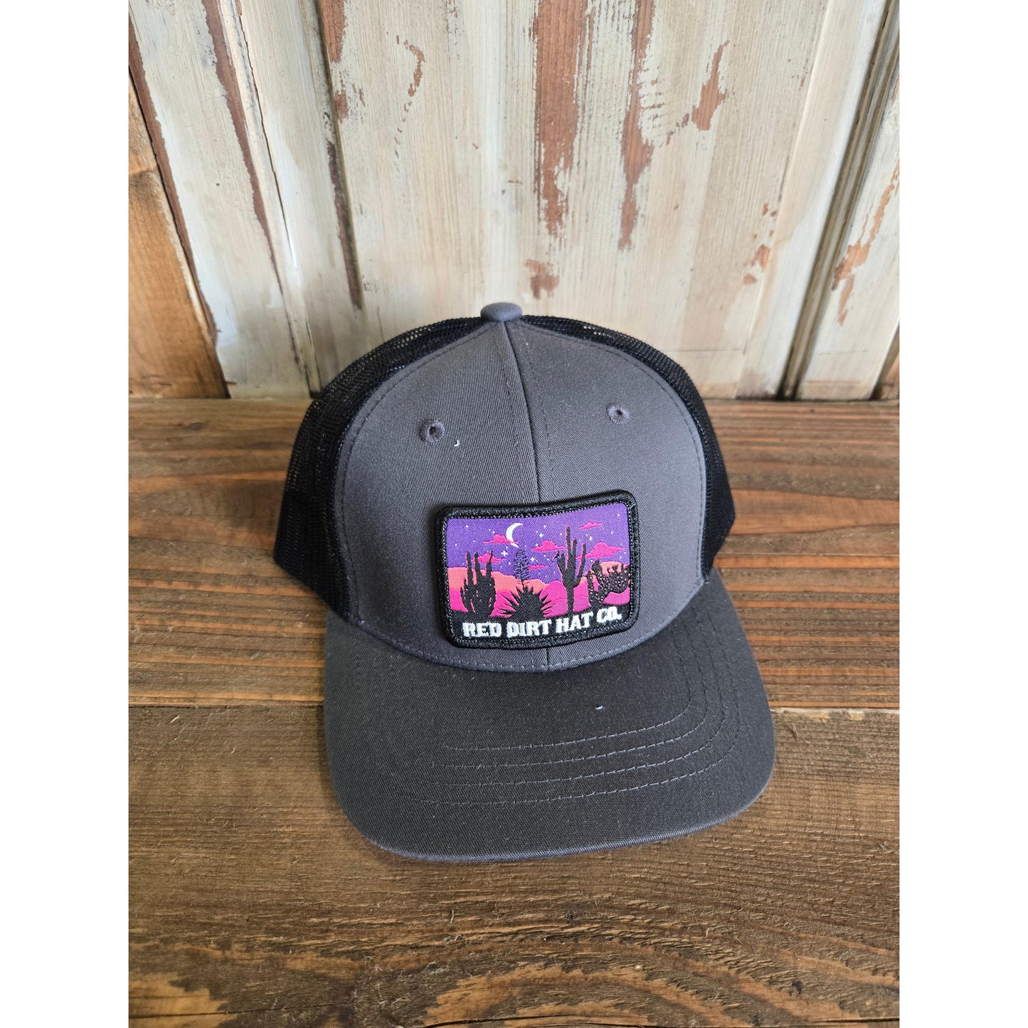 Red Dirt Hat Co.Ball Cap YOUTH Nightfall -Charcoal/Black