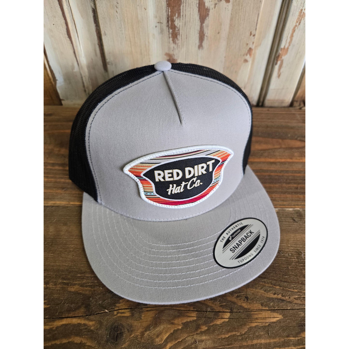 Red Dirt Hat Co. Ball Cap - Saddle Pad Silver/Black