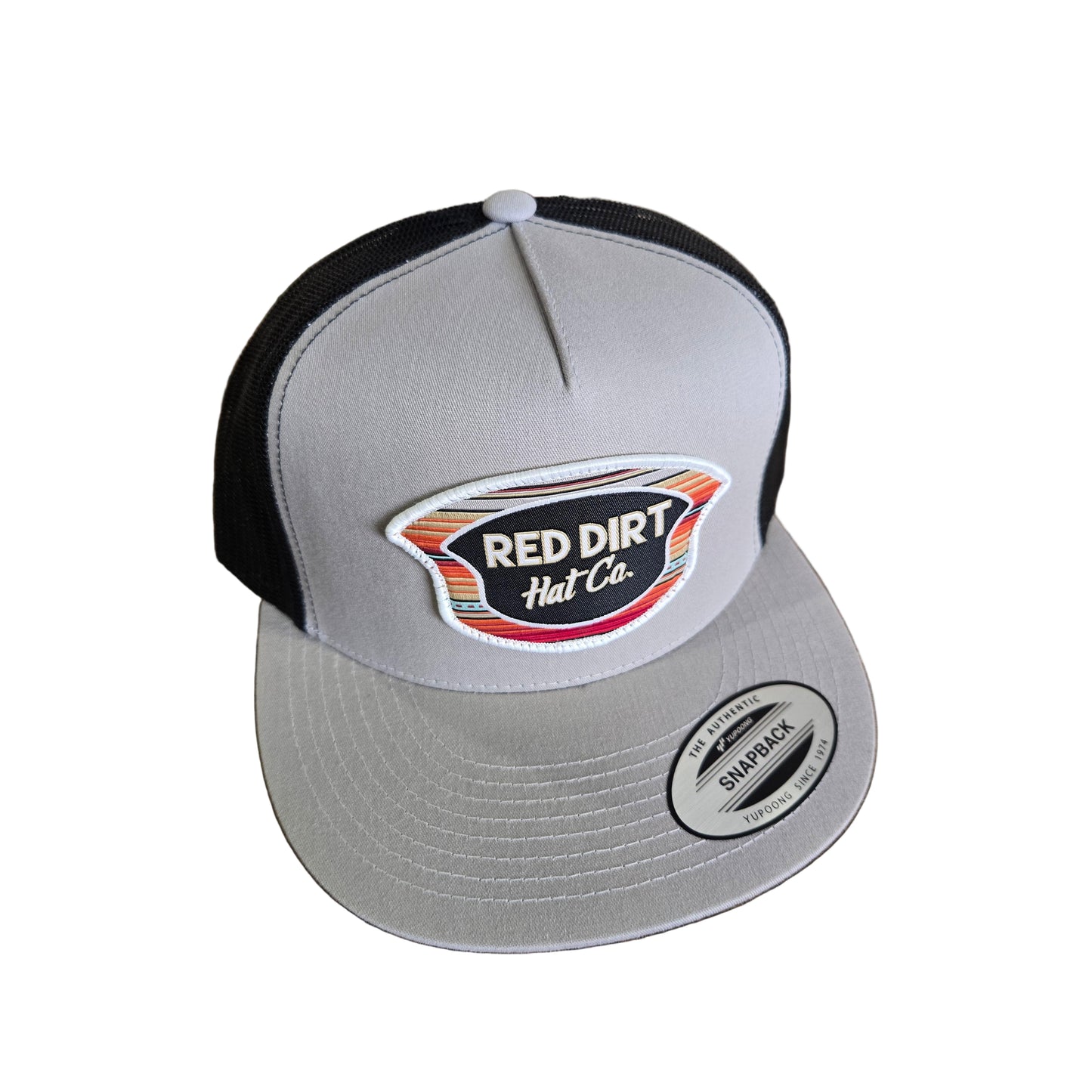 Red Dirt Hat Co. Ball Cap - Saddle Pad Silver/Black