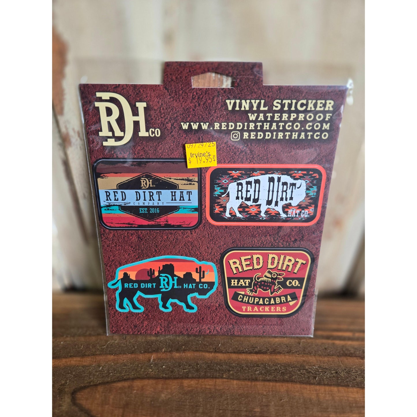 Red Dirt Hat Co Stickers