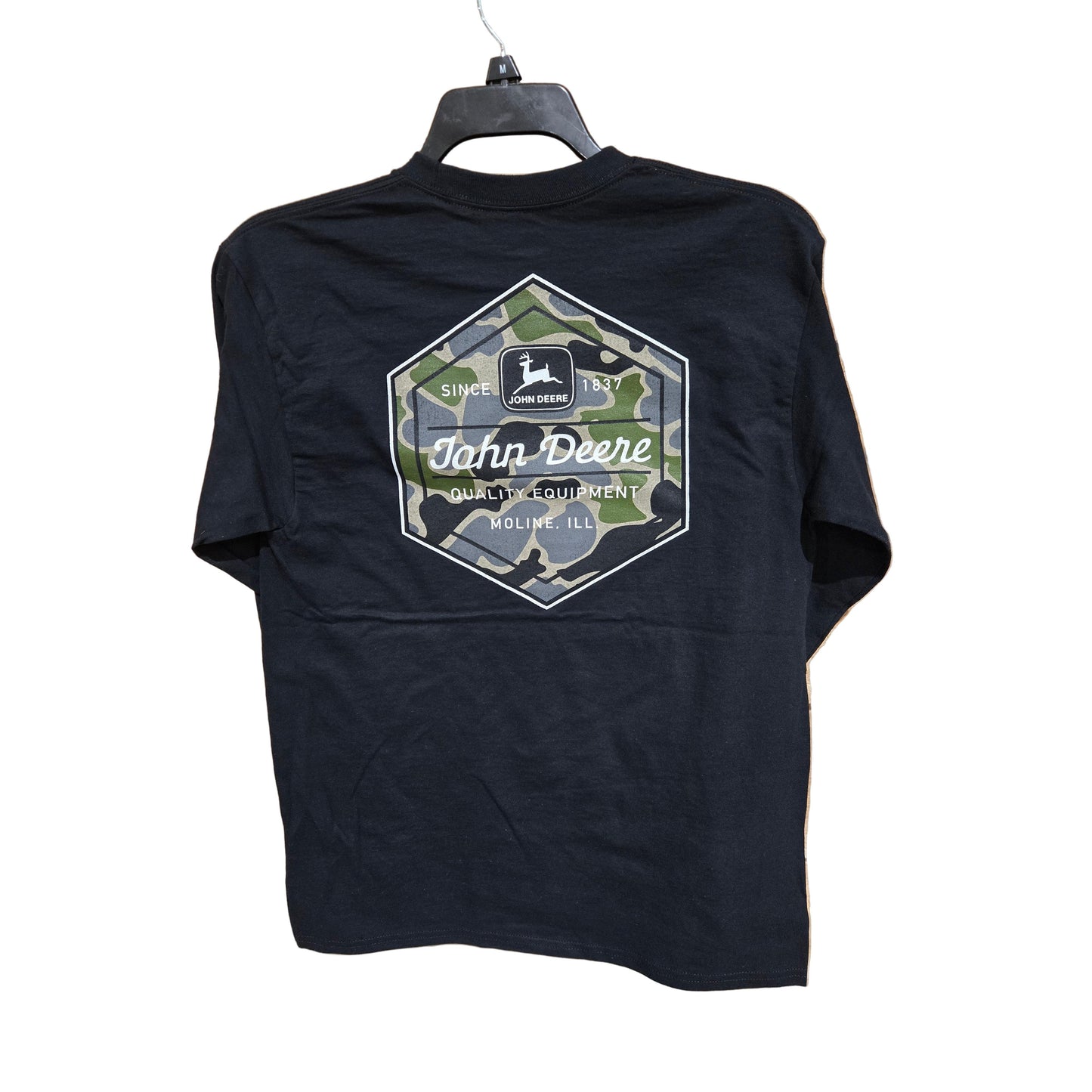 John Deere Men's Long Sleeve T-Shirt - Black