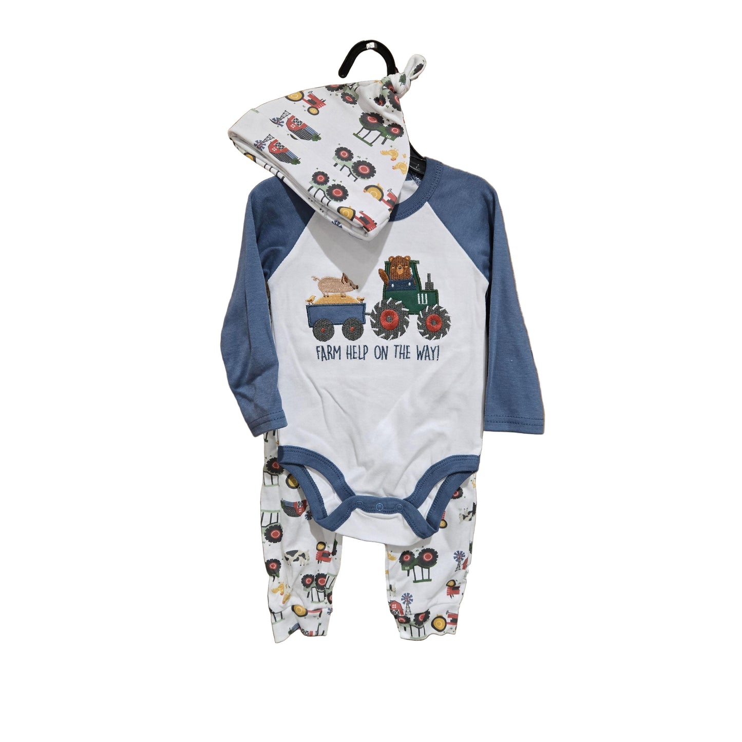 Cutie Pie Baby Farm Help On The Way Jogger Set