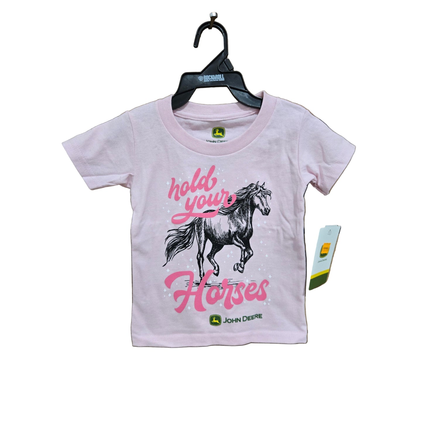 John Deere Toddler Hold Tee Shirt - Pink