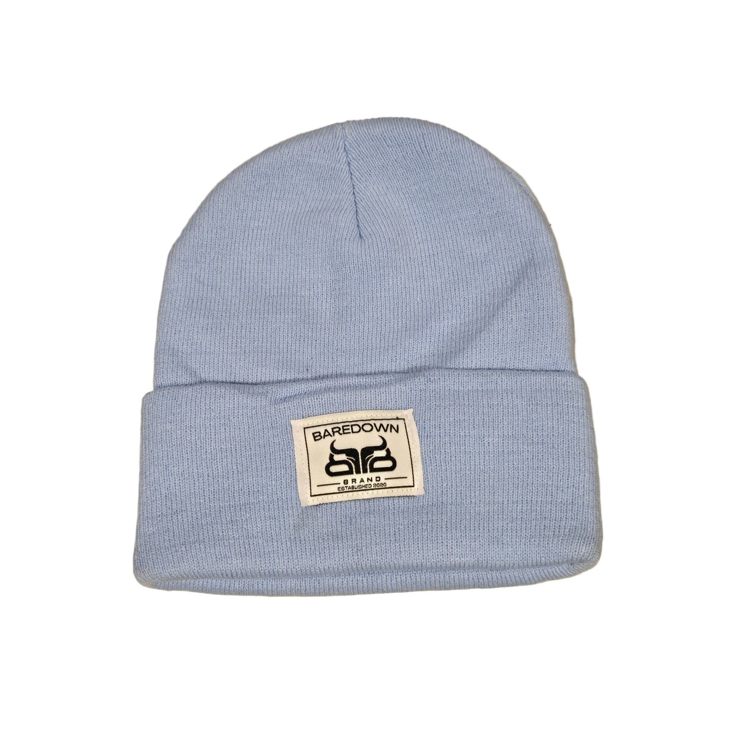 Baredown Label Sewn Tex Beanie - Light Blue