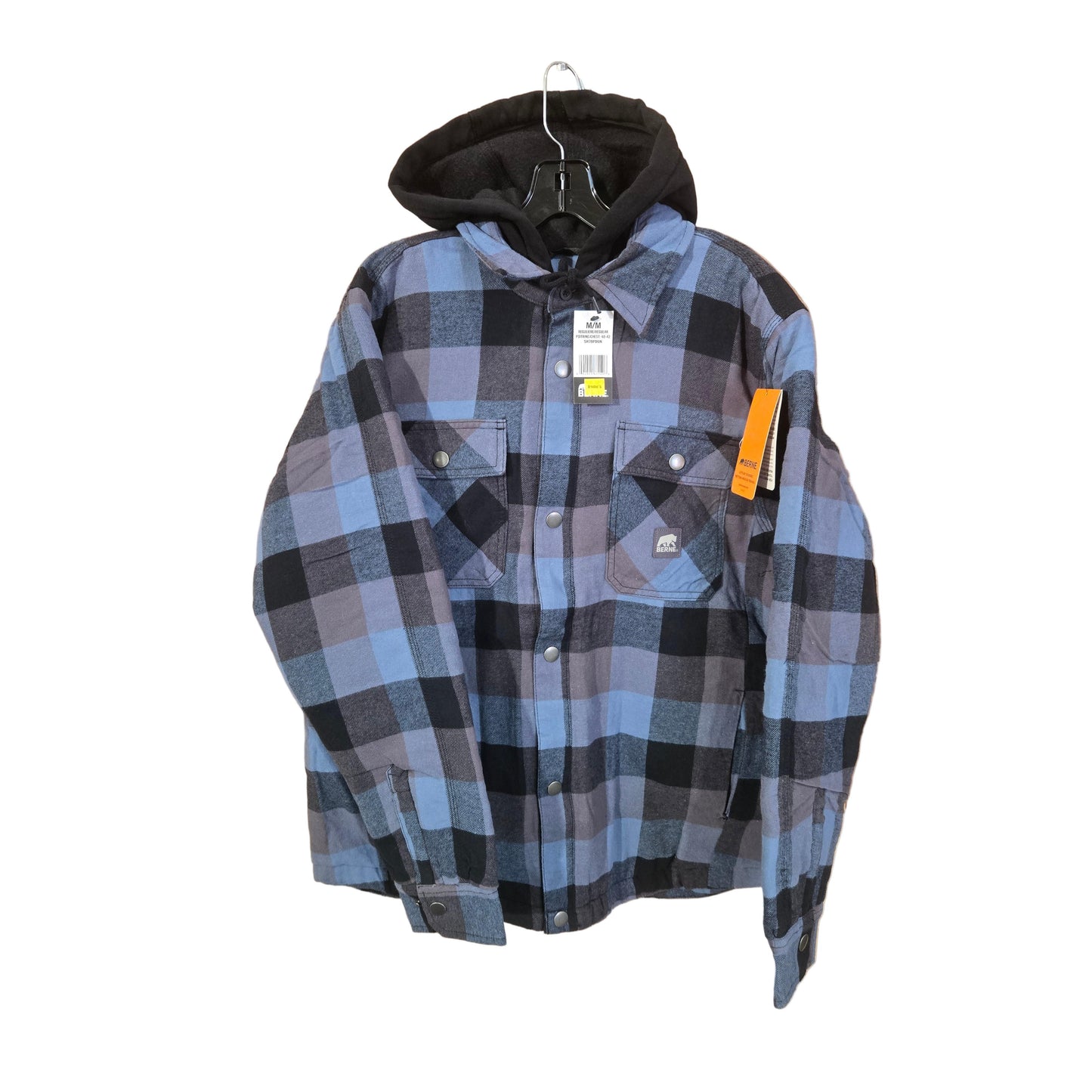 Berne Quilt Lined Hooded Shirt Jacket