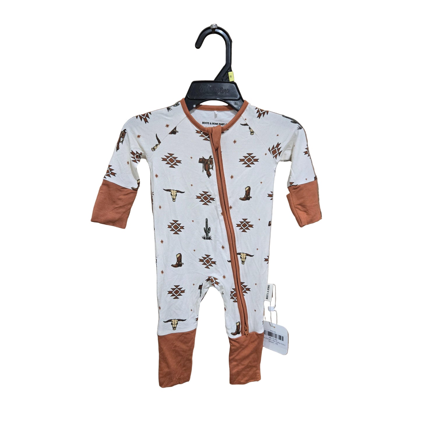 Boots & Bows Little Outlaw Infant Sleeper