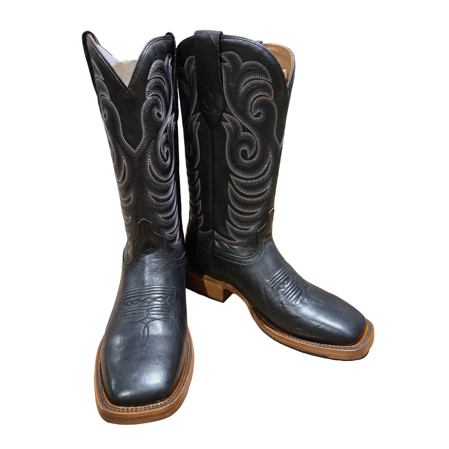 Rocking Diamond Brand Men's BSQ Cowboy Boots - Jet Black