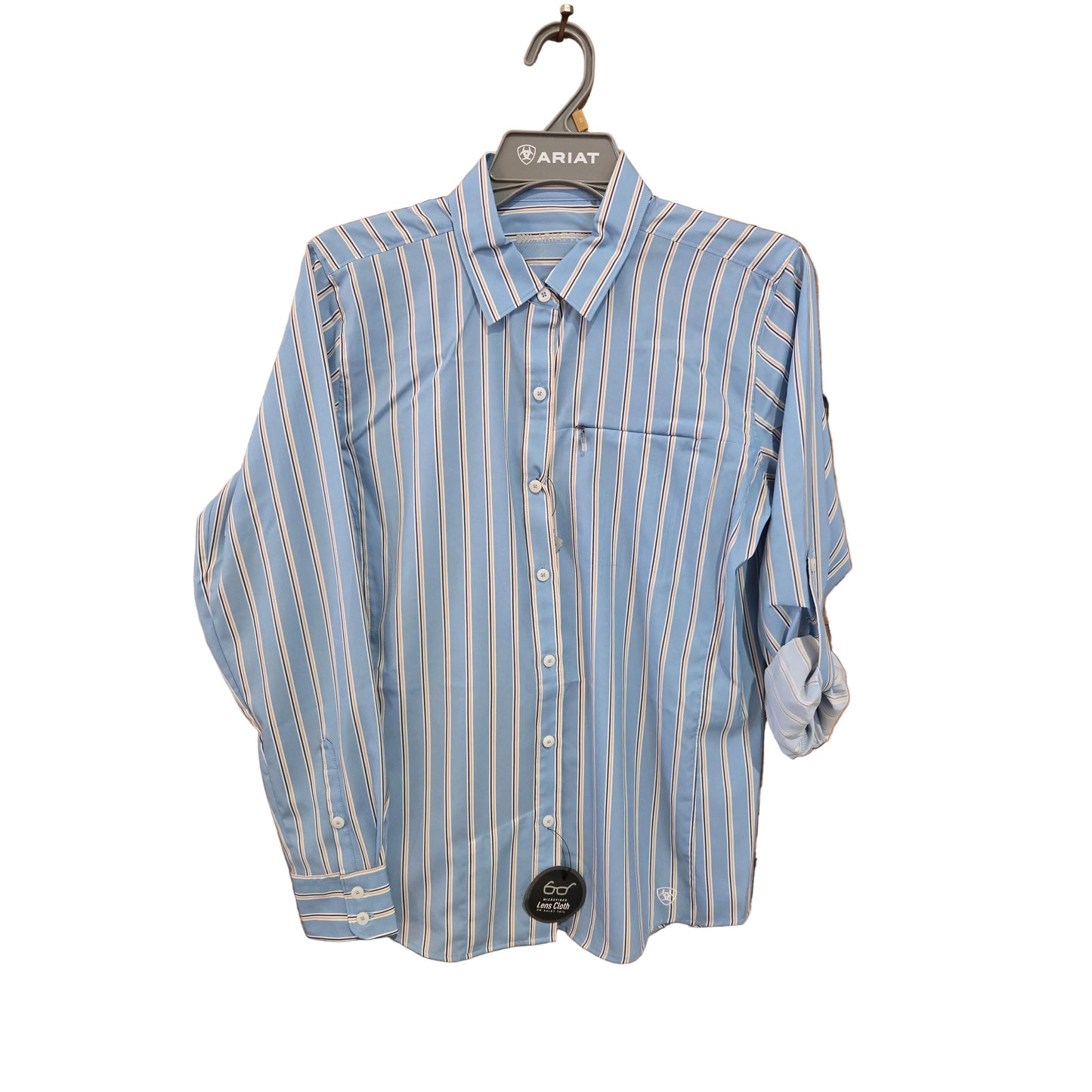 Ariat Women's Venttek Long Sleeve Shirt - Blue Stripe