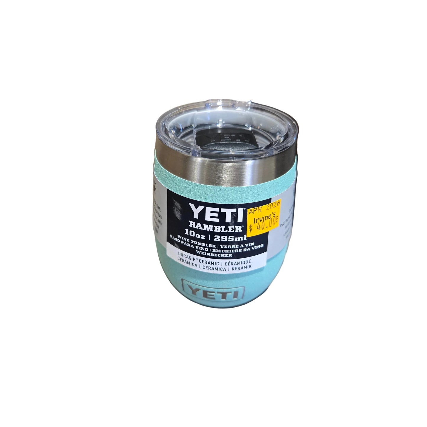 Yeti Rambler® 295mL Wine Tumbler w/ Durasip™ Ceramic Lining - Seastone