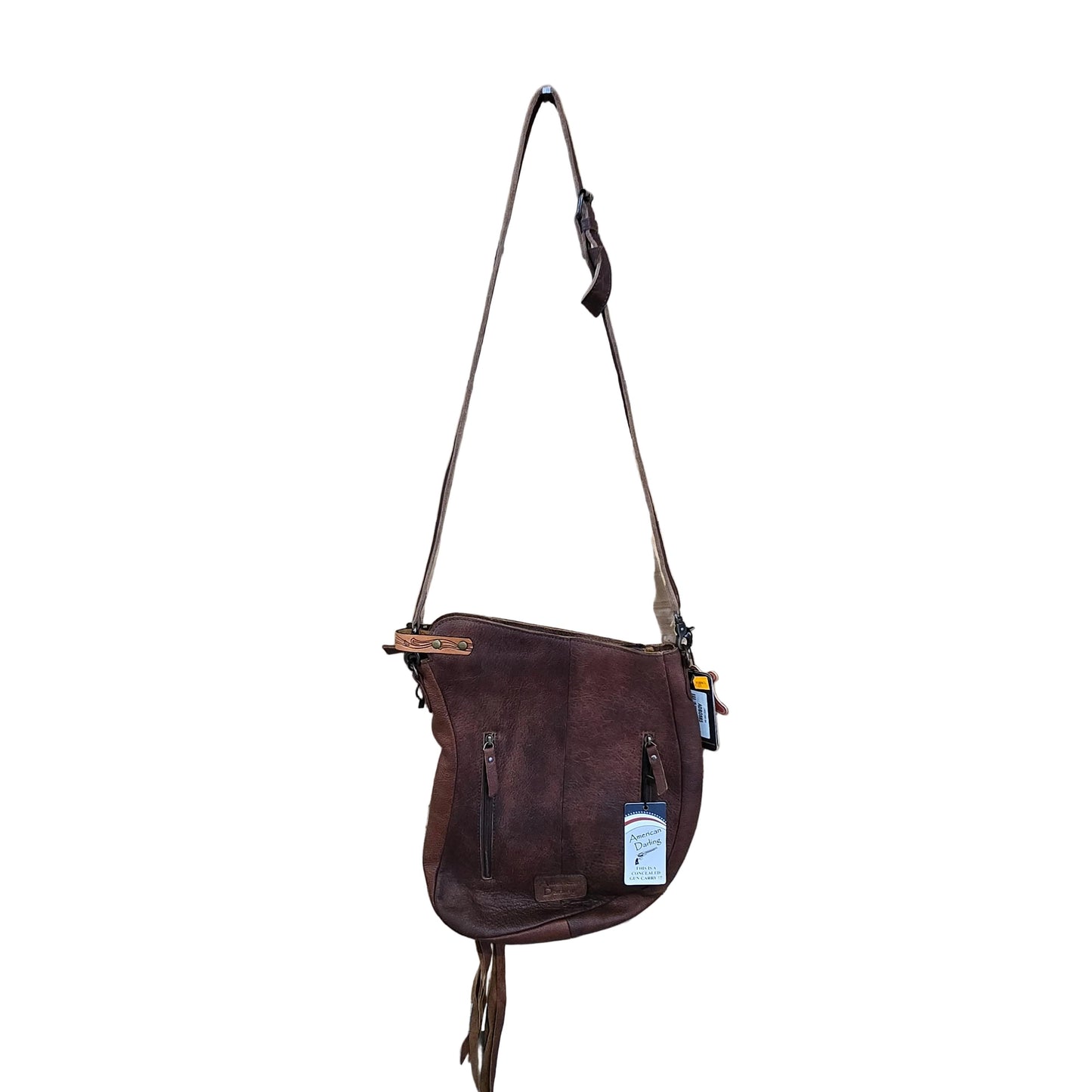 American Darling Hand tooled Large Cross Body Bag