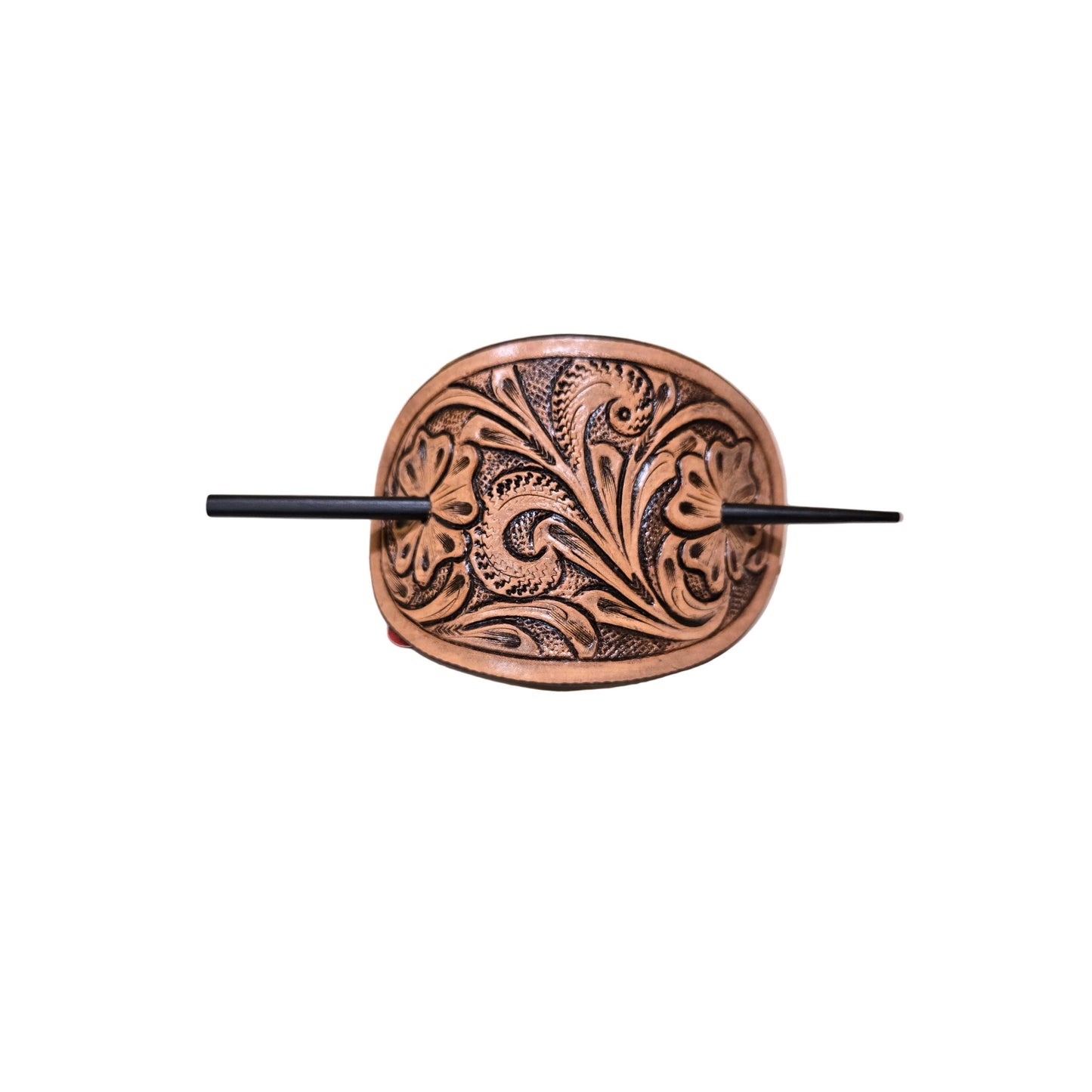 American Darling Leather Hair Stick Barrette