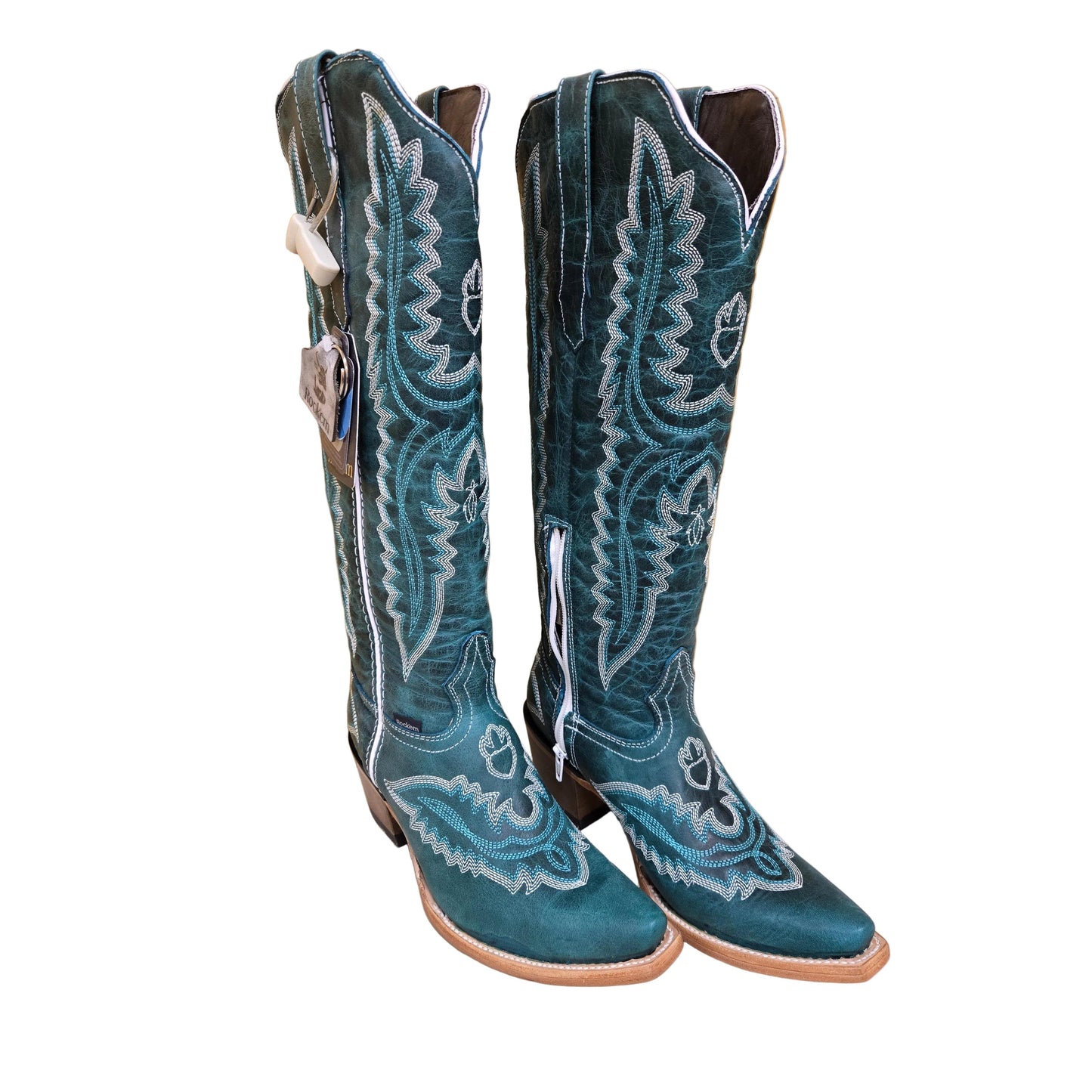 Rock'em Ladies Valencia Brigith Tall Snip Tow Boot - Turqueza