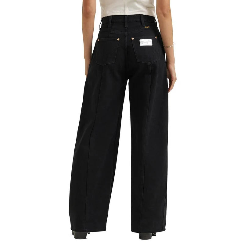 Wrangler Women's Lainey Wilson Midnight Tour Barrel Jeans- Black