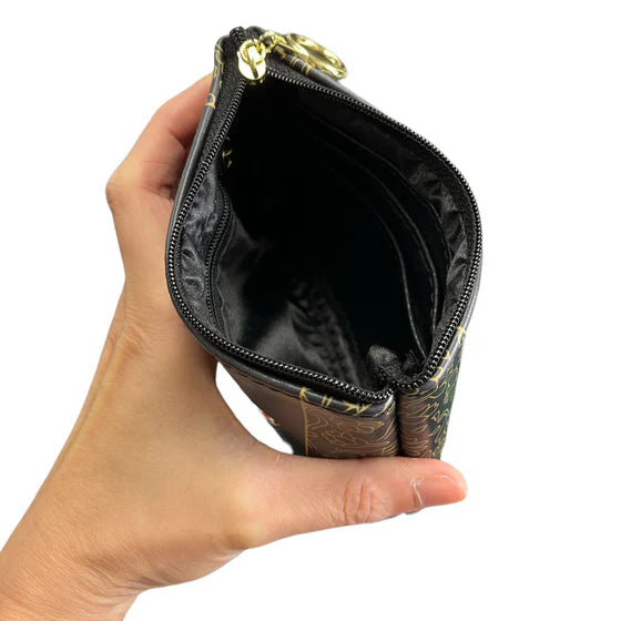 Dawn Oman Spring Bear Coin Purse- Black