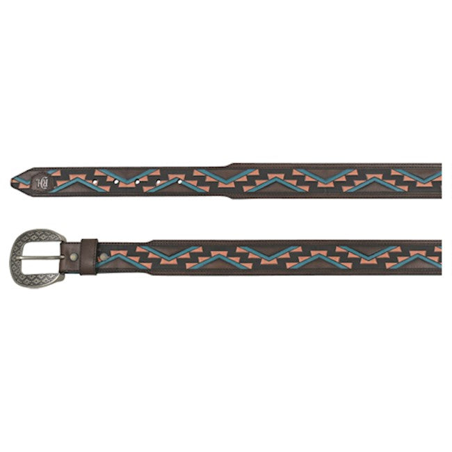 Red Dirt Men's Tapered Brown w/Geometric Pattern