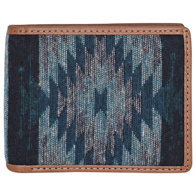 Tony Lama Men's Large Bifold Wallet - Southwestern Blanket Design