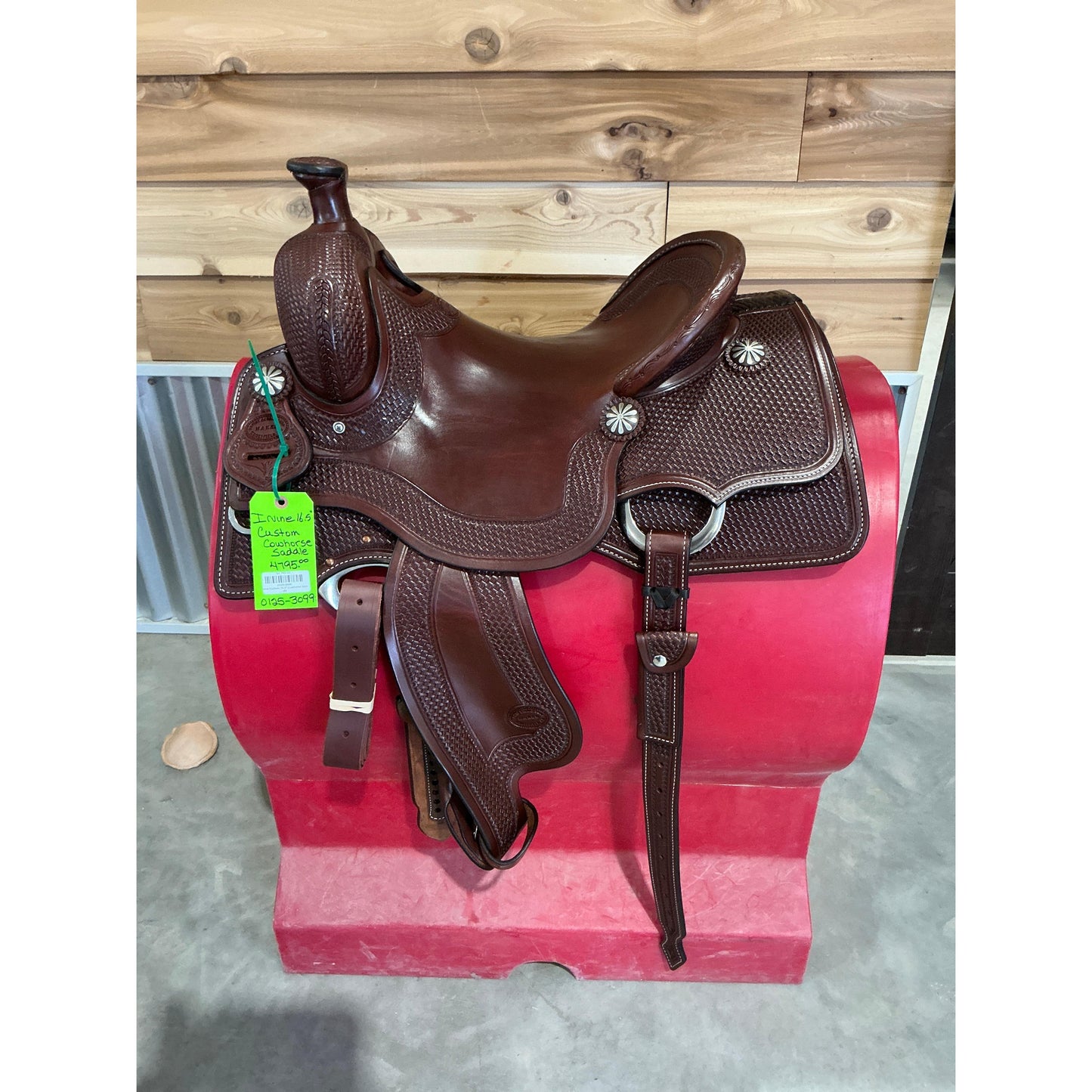 Irvine Custom 16.5" Cowhorse Saddle